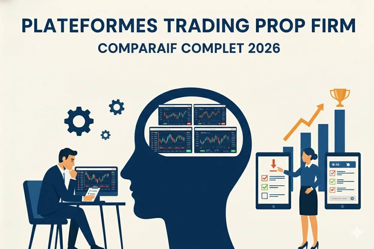 Image de couverture : Plateformes Trading Prop Firm : Comparatif Complet 2026