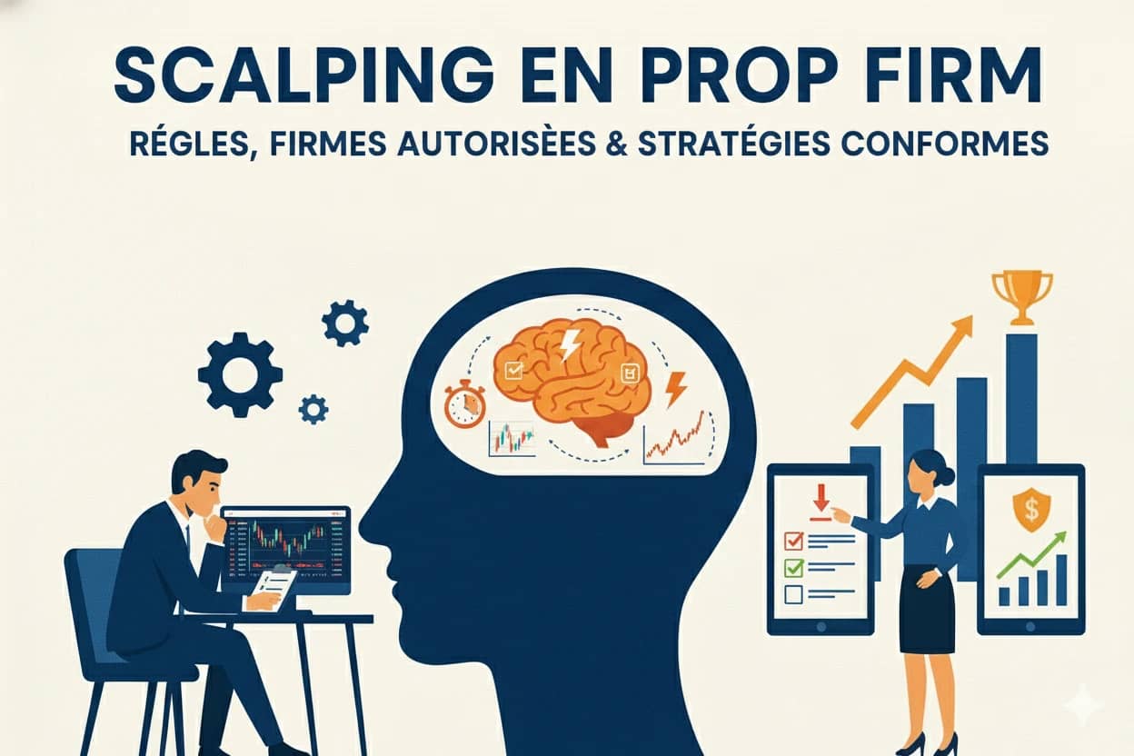 Image de couverture : Scalping en Prop Firm 2026 : Règles, Firmes Autorisées & Stratégies Conformes