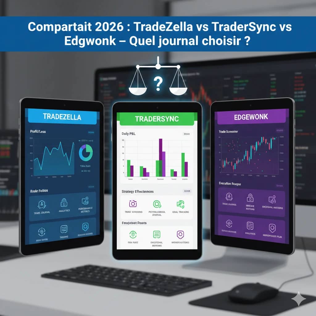 Image de couverture : Comparatif 2026 : TradeZella vs TraderSync vs Edgewonk - Quel Journal Choisir ?