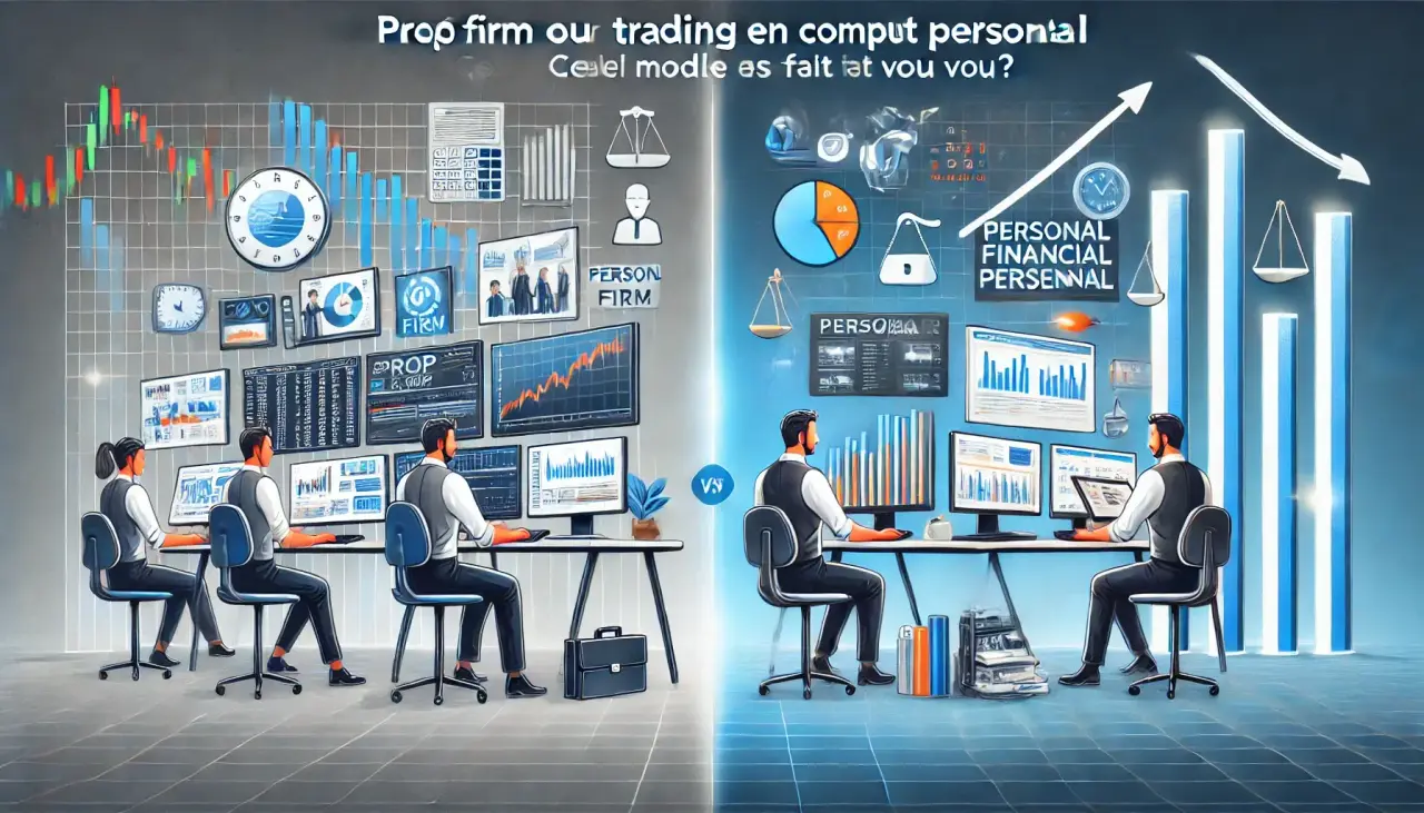 Prop firm ou trading personnel : quel modèle choisir ?