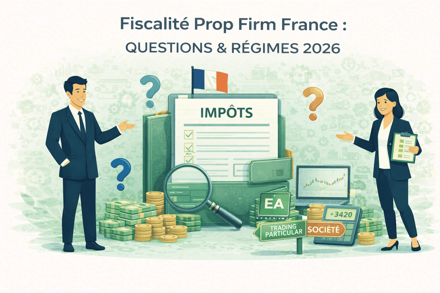 Fiscalité Prop Firm France : Questions & Régimes 2026