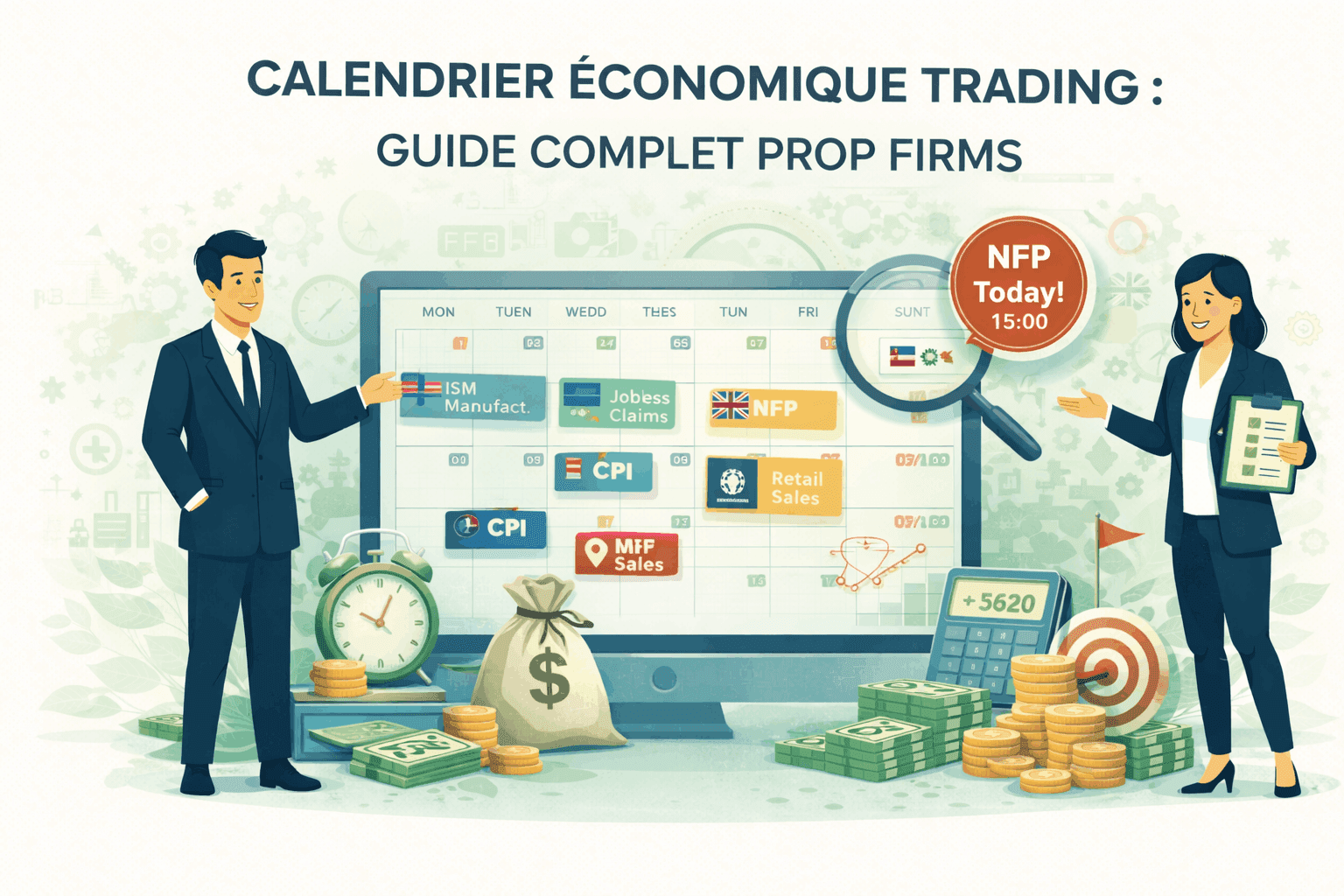 Calendrier Économique Trading : Guide Complet Prop Firms