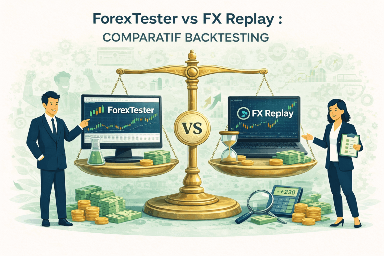 Image de couverture : ForexTester vs FX Replay : Comparatif Backtesting 2026
